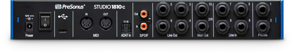 PreSonus Studio 1810c Desktop 18x8 USB Type-C Audio/MIDI Interface