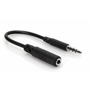 Hosa Headphone Adaptor 3.5mm TRRS to Same MHE-158