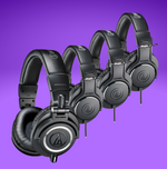 Load image into Gallery viewer, Audio-Technica ATH-PACK4 Studio Headphone Bundle
