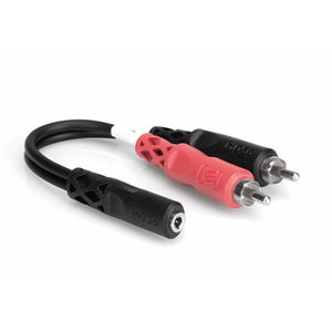Hosa 3.5mm TRSF to Dual RCA Stereo Breakout YMR-197